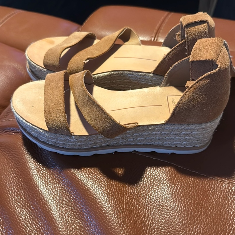 DOLCE VITA Liza Espadrille Wedge Sandal - Size 6.5